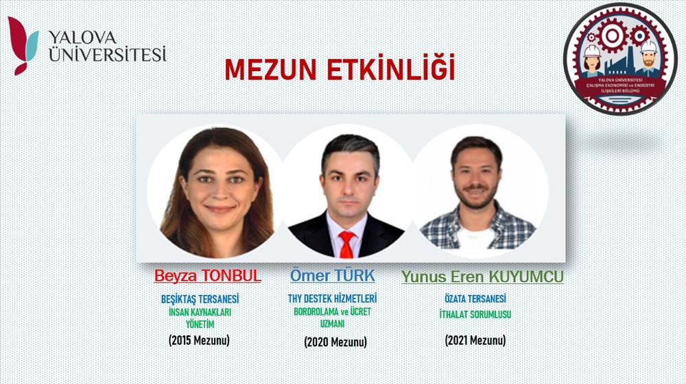 Bölüm Mezun Söyleşileri Gerçekleştirildi